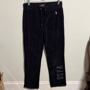 U.S. Polo Assn velour track pants